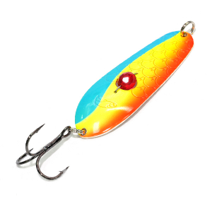 Блесна Kuusamo Rasanen 70/20 (бусинка)BLU/FYe/FR-S