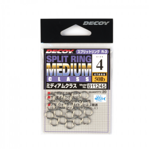 Заводные кольца Decoy Split Ring Medium Class #4 50lb